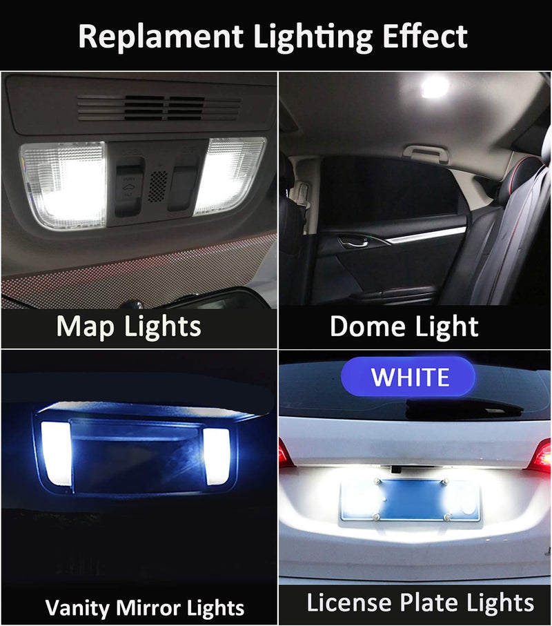 AWALITED 18pcs Odyssey Interior LED Lights Kit Super Bright LED Map Dome Light Bulbs for 2011 2012 2013 2014 2015 2016 2017 Honda Odyssey All Models - Image 4