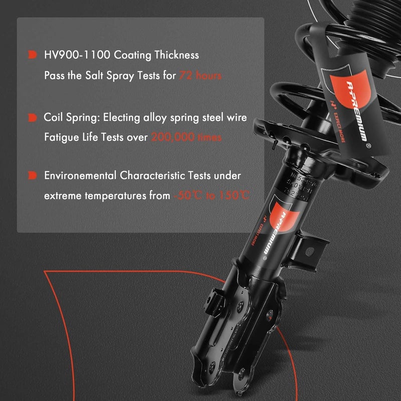 A-Premium مجموعة دعامة ونابض لسيارات كيا سبورتاج وهيونداي توكسون - Image 4