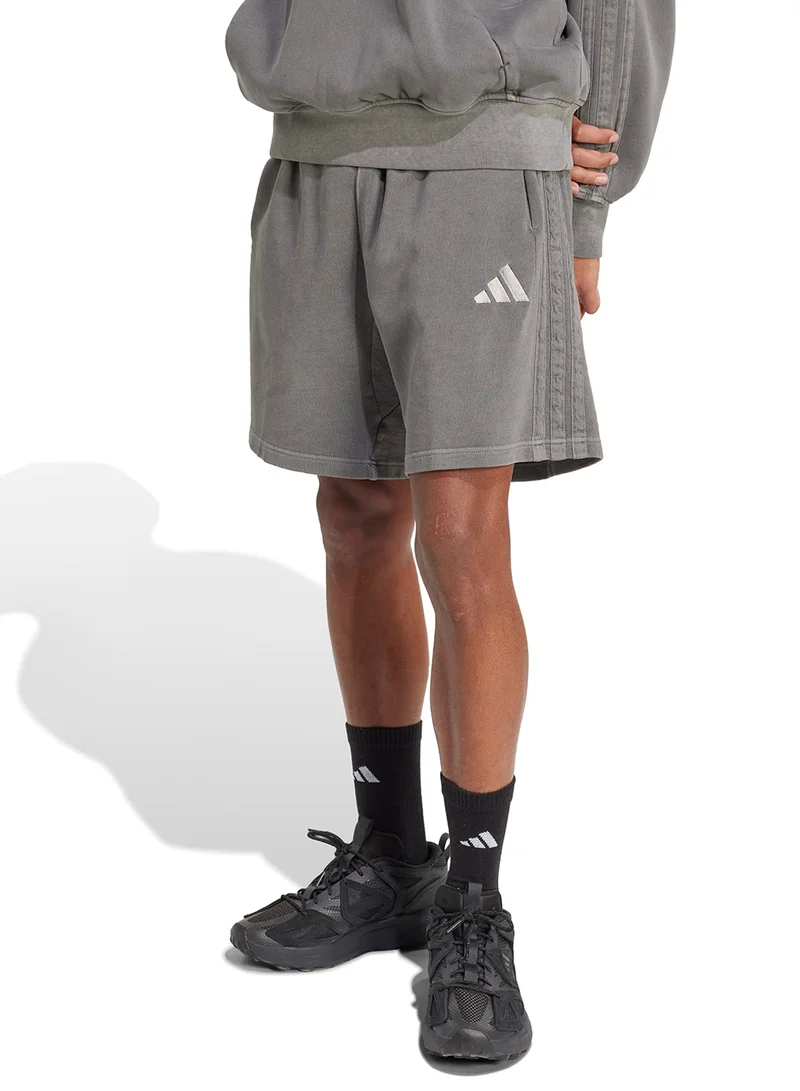 adidas All Szn French Terry Washed 8 Inch Shorts
