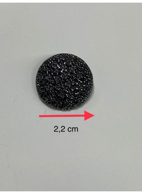 Jacket Coat Button / Design Button / Special Coated Button / Anthracite Set of 6 2.2 cm