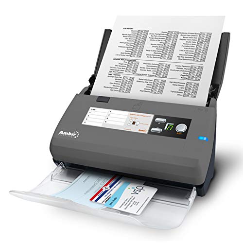 Ambir ImageScan Pro 830ix-BCS 30ppm High-Speed ADF Scanner for Windows PC with Business Card Software - Image 1