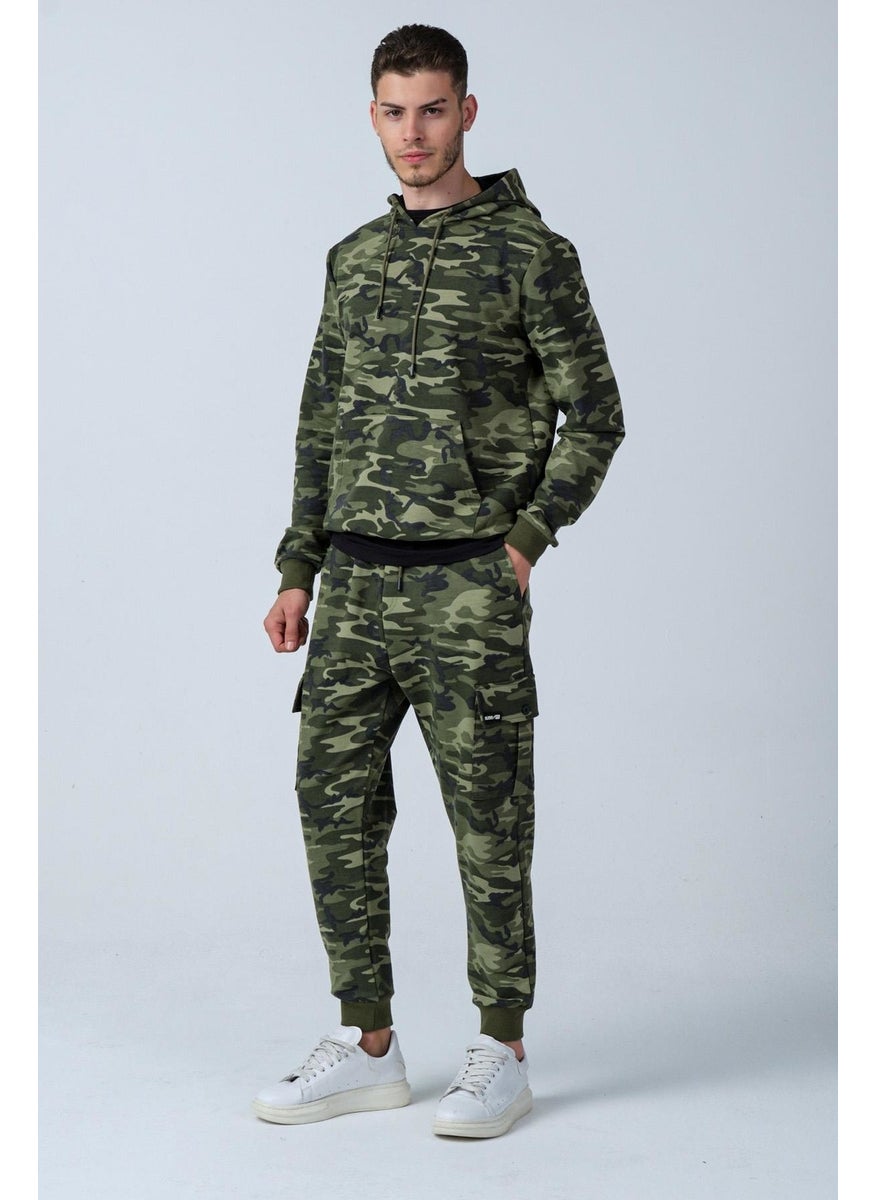 Alexander Gardi Camouflage Patterned Pocketed Sweatpants (E21-72100)  - Image 2