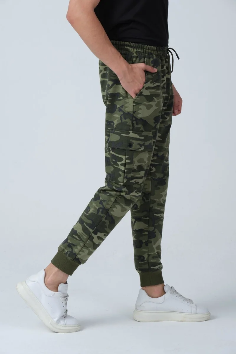 Alexander Gardi Camouflage Patterned Pocketed Sweatpants (E21-72100)