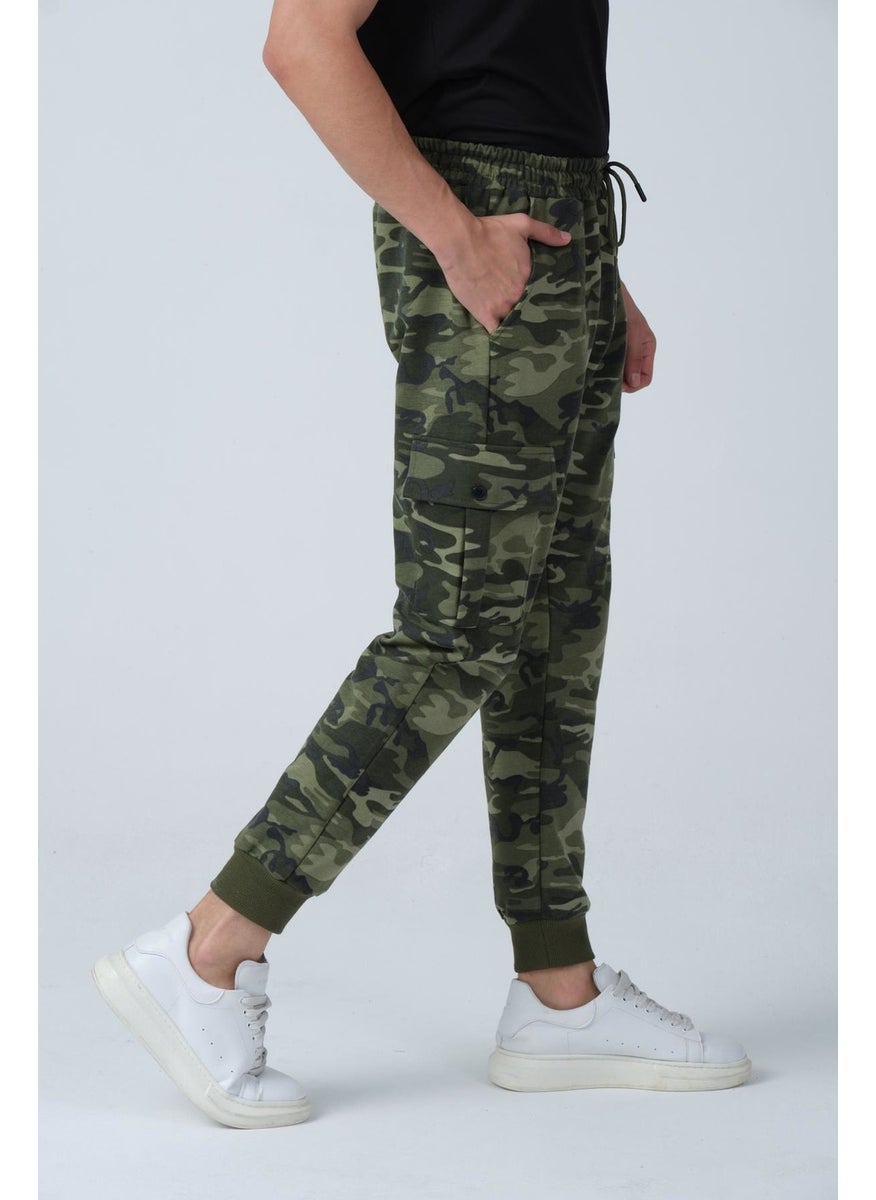 Alexander Gardi Camouflage Patterned Pocketed Sweatpants (E21-72100)  - Image 5