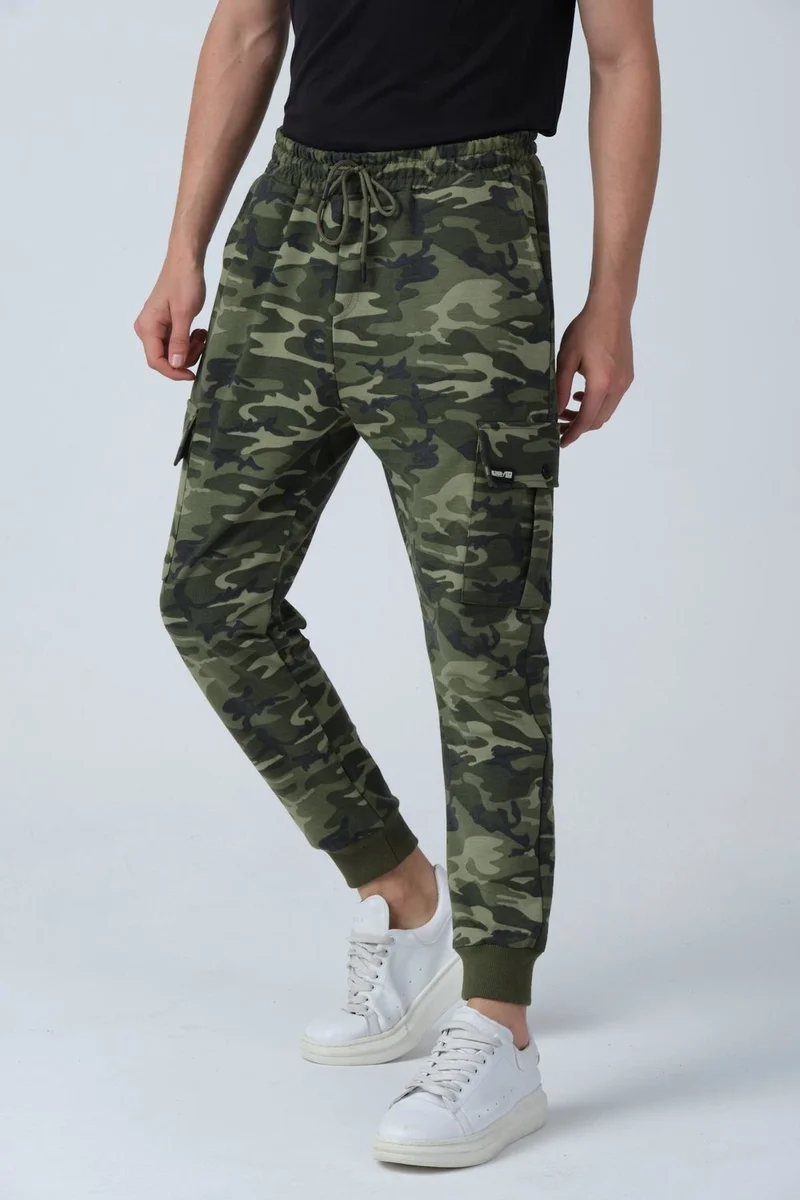 Alexander Gardi Camouflage Patterned Pocketed Sweatpants (E21-72100)