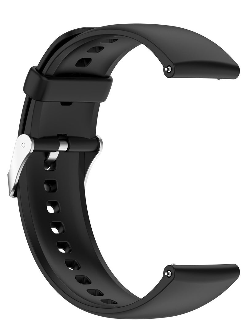 xozgdovg Huawei GT Xiaomi S3 Samsung CMF watch Pro2 Silicone strap CMF Pro2 silicone strap 20MM black 