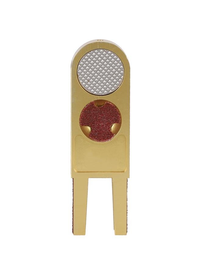 Thoraya Aluminium Alloy Multifunction Gold U shape Billiards Pool Cue Tip Trimmer Shaper Burnisher Snooker Repair Supplies Tool(Gold Sign )  - Image 3
