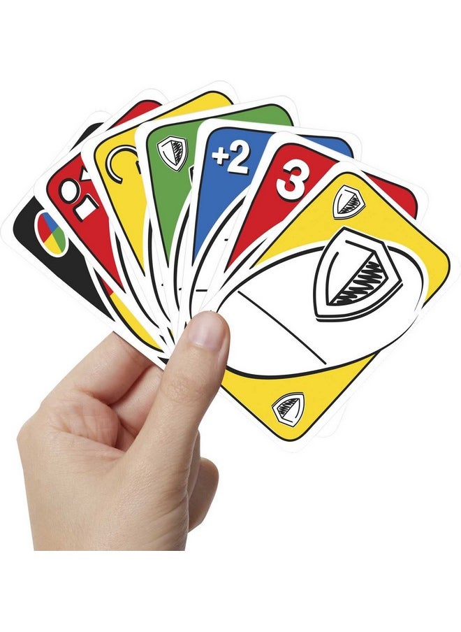 Mattel Games Uno Remix Card Game For Family Night With Customizable Options & Write On Cards In Storage Tin For 3 6 Players  - Image 5