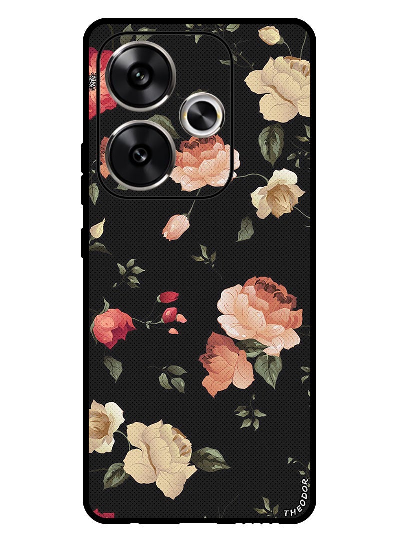 Theodor Protective Case Anti Scratch Shock Proof Bumper Cover For Xiaomi Redmi Turbo 3 Colourful Lotus  - Image 1