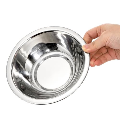 Okllen 10 Pack Small Stainless Steel Bowls, 6 1/2 Inch Wide Kitchen Metal Bowl with Flat Base, 3/4 Quart Prep Bowls for Meal Prep, Cooking, Serving, Baking - Image 4