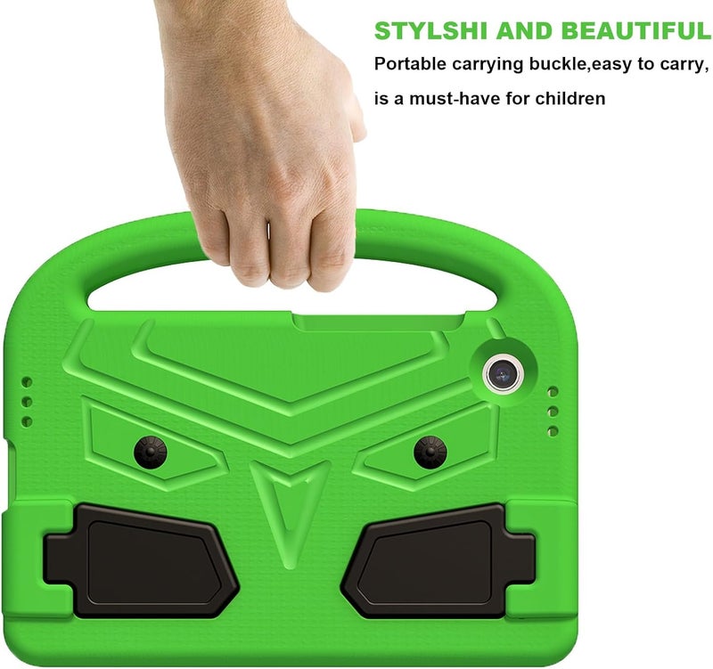 Tablet Case for Kids for Samsung Galaxy Tab A9 2023 8.7inch SM-X110/X115N/X117 Case - Lightweight EVA Shockproof Protective Handle Stand Cover(Green) - Image 4