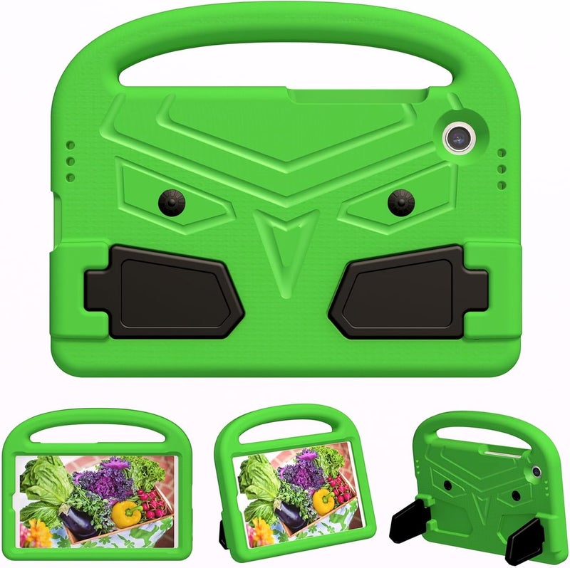Tablet Case for Kids for Samsung Galaxy Tab A9 2023 8.7inch SM-X110/X115N/X117 Case - Lightweight EVA Shockproof Protective Handle Stand Cover(Green) - Image 1
