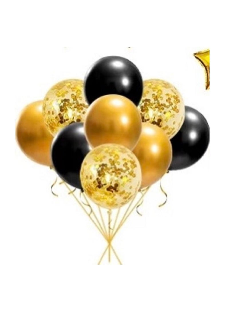 بالونات الحفلات مع لافتة عيد ميلاد سعيد - Image 2