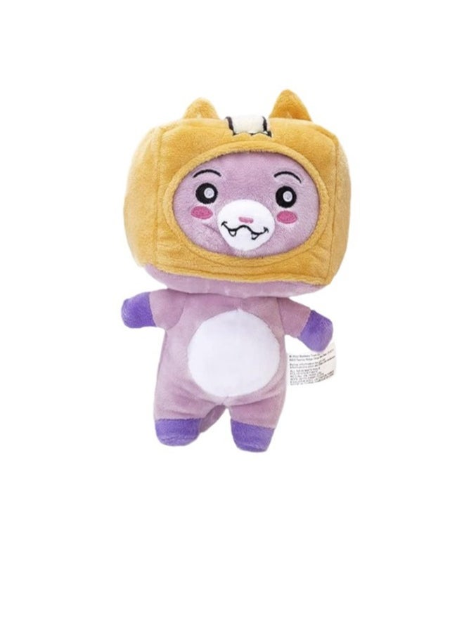 Generic - Lankybox Transformation Cat Plush Toy Carton Little Man Doll Doll Straight Hair-Color:Multicolor - Image 1