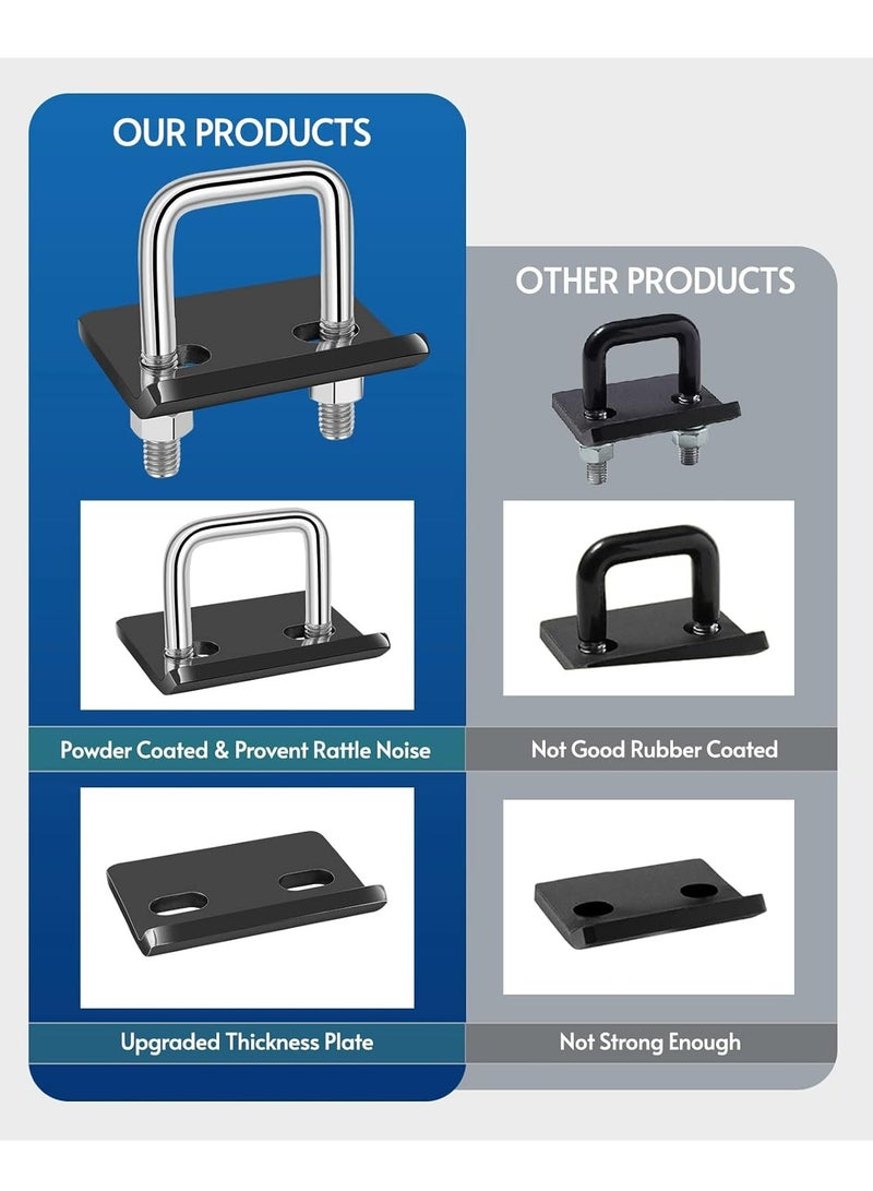 Loquat Heavy-Duty Hitch Tightener Anti-Rattle Stabilizer for 1.25 and 2 inch Hitches for Hitch Trays, Cargo Carriers, Bike Racks - Image 5