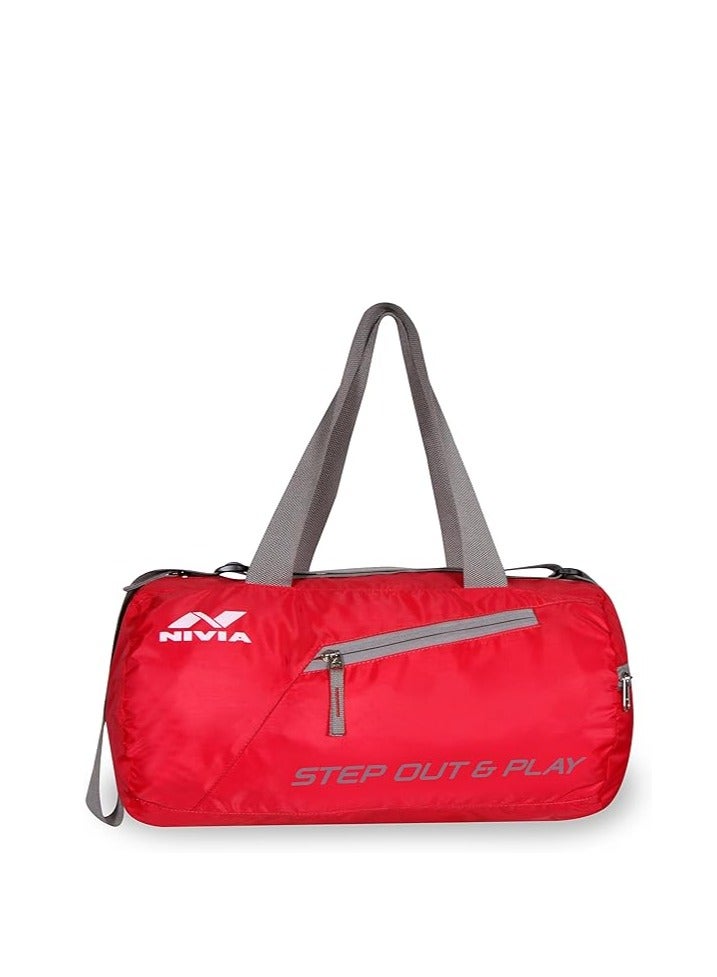 Deflate Round 01 Gym Bag | Polyester | 20 Litre | Shoulder Bag | Fitness Bag | Sports & Travel Bag | Kit Bag | Separate Shoes Compartment | Unisex Gym Bags
