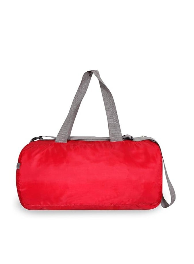 Deflate Round 01 Gym Bag | Polyester | 20 Litre | Shoulder Bag | Fitness Bag | Sports & Travel Bag | Kit Bag | Separate Shoes Compartment | Unisex Gym Bags