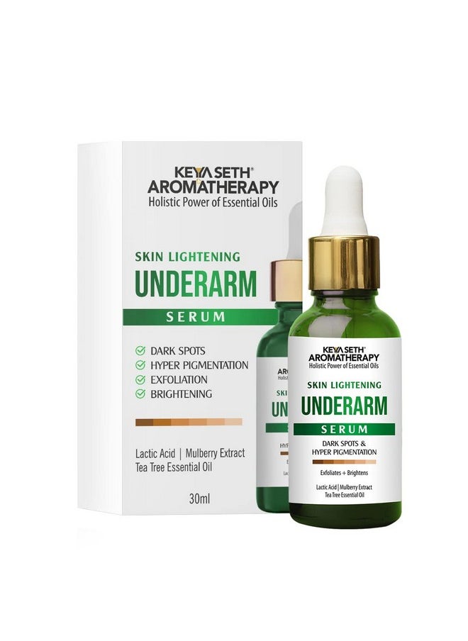Keya Seth Aromatherapy Keya Seth Aromatherapy Skin Lightening Underarm Serum For Acanthosis Nigricans Exfoliating & Brightening With Lactic Acid Mulberry Extract 30Ml  - Image 1