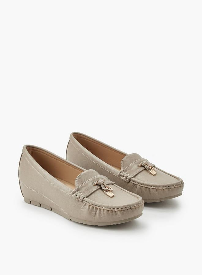 Flora Bella By Shoexpress Women Wedge Heel Loafers - Image 3