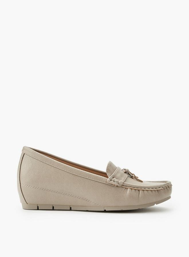 Flora Bella By Shoexpress Women Wedge Heel Loafers - Image 1