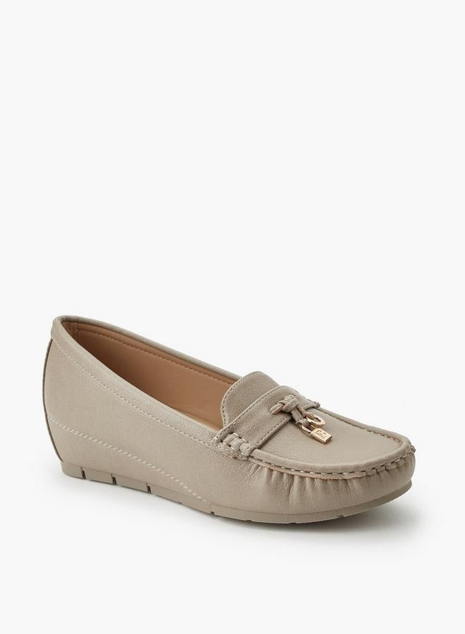 Flora Bella By Shoexpress Women Wedge Heel Loafers - Image 2