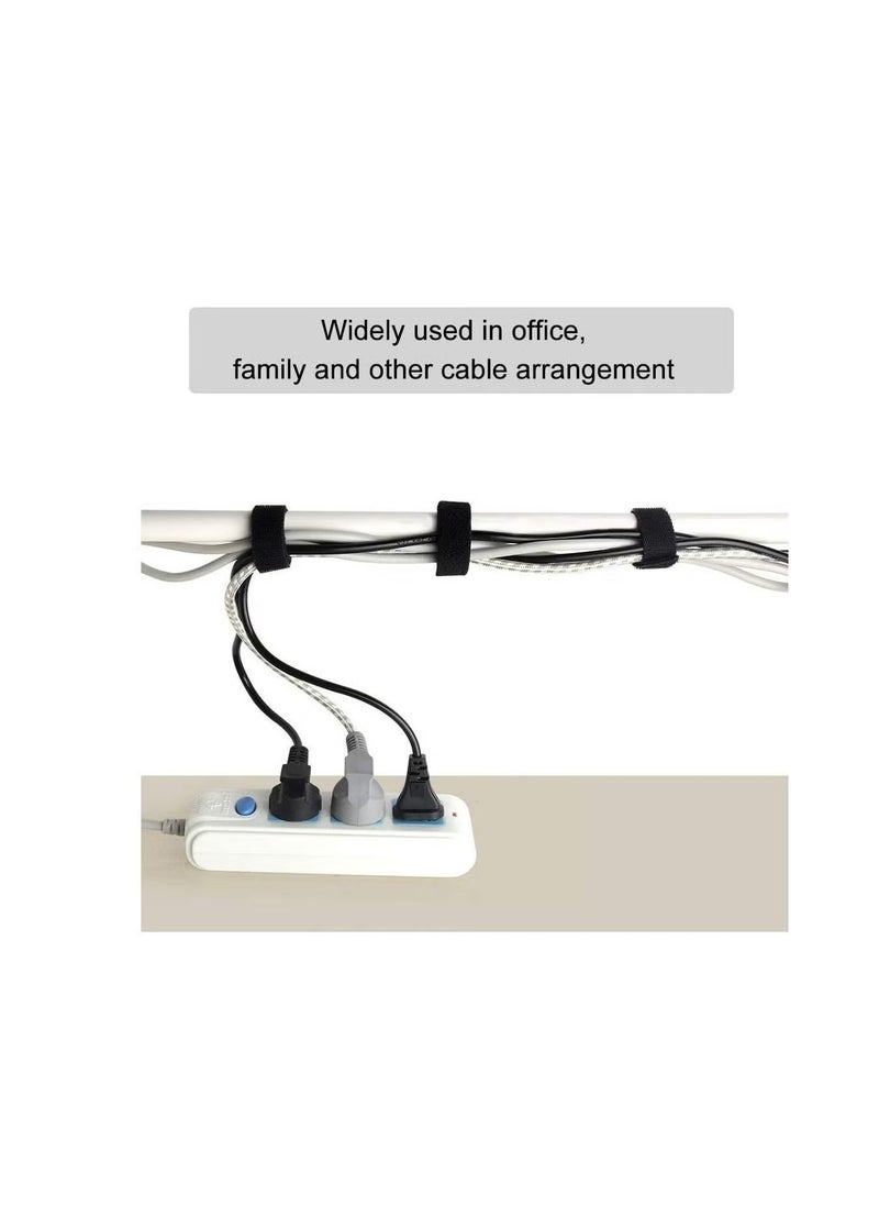 10 Meter Reusable Fastening Tape 1 Roll, Double Side Cord Tie Strap for Organizer or Storage, Cable Organizer Wire Straps for Electronics Accessories