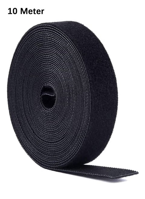 10 Meter Reusable Fastening Tape 1 Roll, Double Side Cord Tie Strap for Organizer or Storage, Cable Organizer Wire Straps for Electronics Accessories