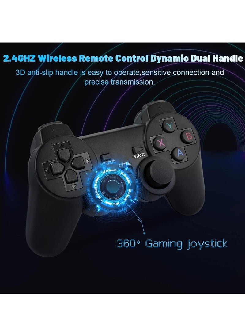 ELIKLIV - 4K Smart Video Game TV Stick,Video Game Consoles 10000 Games 64GB Retro Classic Gamin 2.4G Wireless Gamepads Controller (64G,10000+ Games) - Image 1