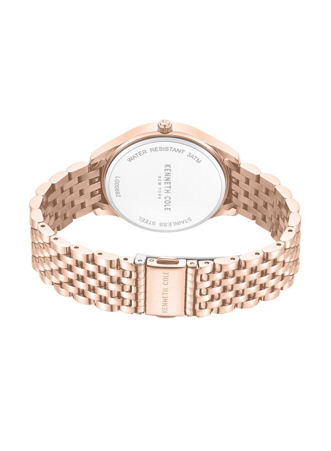 Kenneth Cole New York Chelsea Women's 36mm Watch with Burgundy Dial & Rose Gold Stainless Steel Bracelet  - Image 5