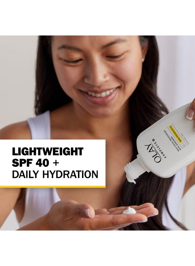 Olay Complete+ Daily Facial Moisturizer With Sunscreen Spf 40 Fragrancefree 6 Fl Oz Broad Spectrum Sunscreen For Sensitive Skin - Image 2