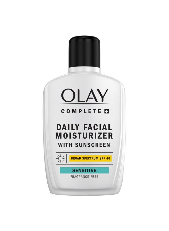 Olay Complete+ Daily Facial Moisturizer With Sunscreen Spf 40 Fragrancefree 6 Fl Oz Broad Spectrum Sunscreen For Sensitive Skin - Image 1