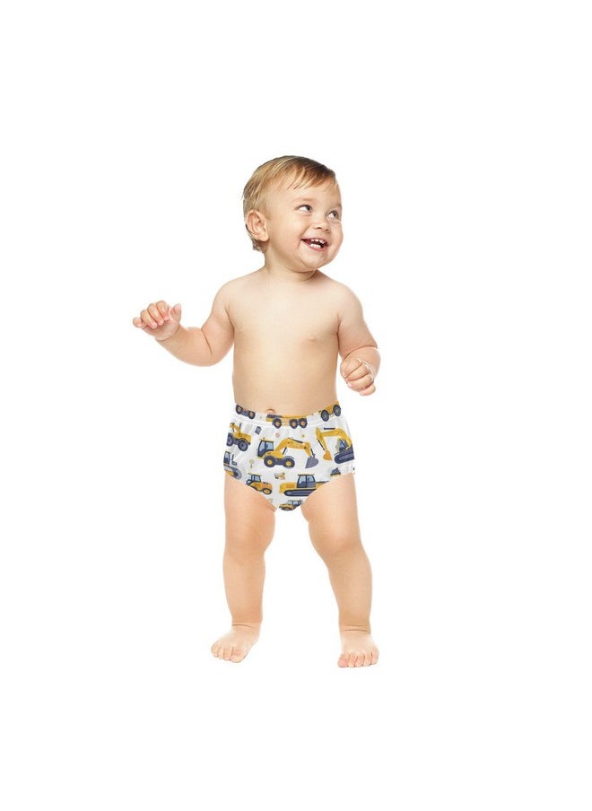 Ecoable - Hybrid Cloth Diaper - Reusable Training Pants, Swim Diaper, Special Needs Briefs, Fits from Baby up to 10 Years (Size 3, Dinosaur) - Image 1