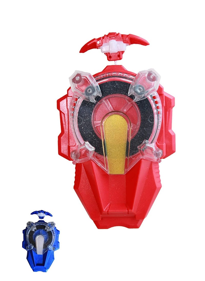 GYRO BURST SAMURAI قاذف سرعة جيروسكوب بيرست سيرج تيربو شرارة كابل للغزل العلوي لجيروسكوب 4D معدني فيوجن رئيسي لتسريع ألعاب القتال القتالية  - Image 1