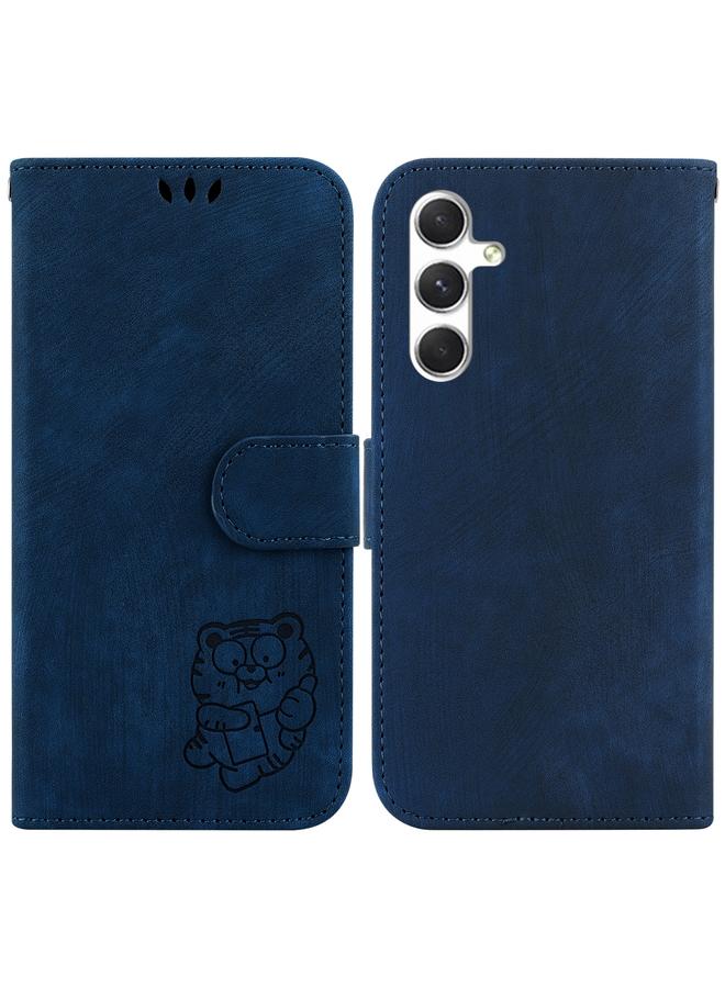 اس-توب جراب لهاتف Samsung Galaxy S25 5G جراب هاتف جلدي منقوش عليه نمر صغير - Image 1