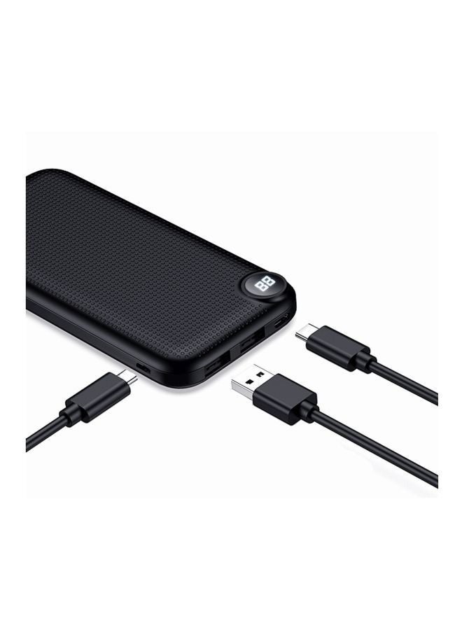 10000mAh Fast Charging Power Bank, Slim and Lightweight with LED Display, 15W High-Speed External Battery for iPhone 16, 15, 14, Samsung S25, S24, S23, Pixel, iPad and More, Travel Friendly, Black - Image 3