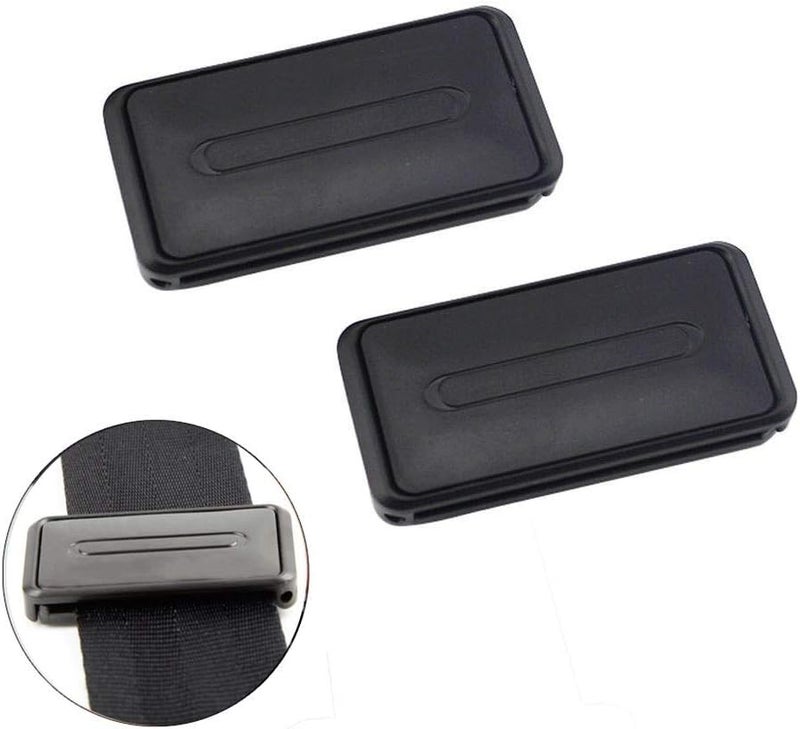 Farochy Car Seat Belt Adjuster, Seatbelt Clips | Smart Adjust Seat Belts to Relax Shoulder Neck Give You a Comfortable and Safe Experience | 2PCS Black - Image 3