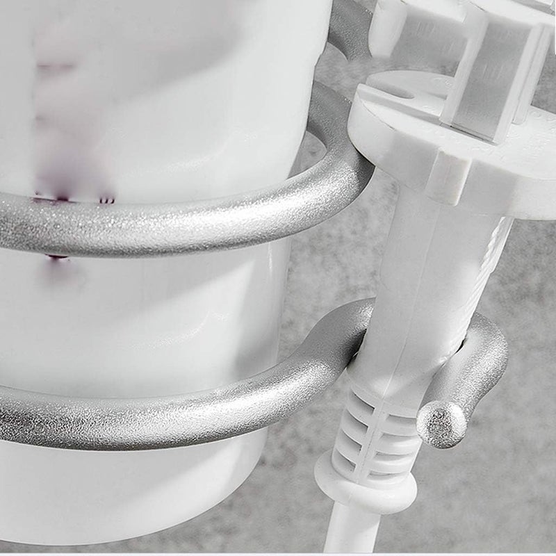 Spiral Hair Dryer Holder - Blow Dryer Holder (Silver) - Image 2