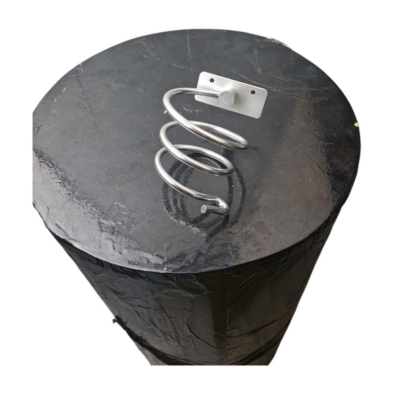 Spiral Hair Dryer Holder - Blow Dryer Holder (Silver) - Image 3