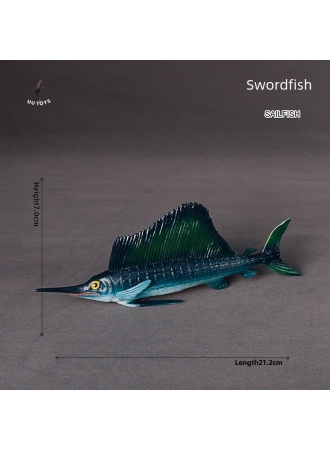 Simulation Marine Animal Model Squid Sea Lion Shark Clownfish Sea Dragon Solid Plastic Children's Toys-Color:PL127-160 Seal - Image 3