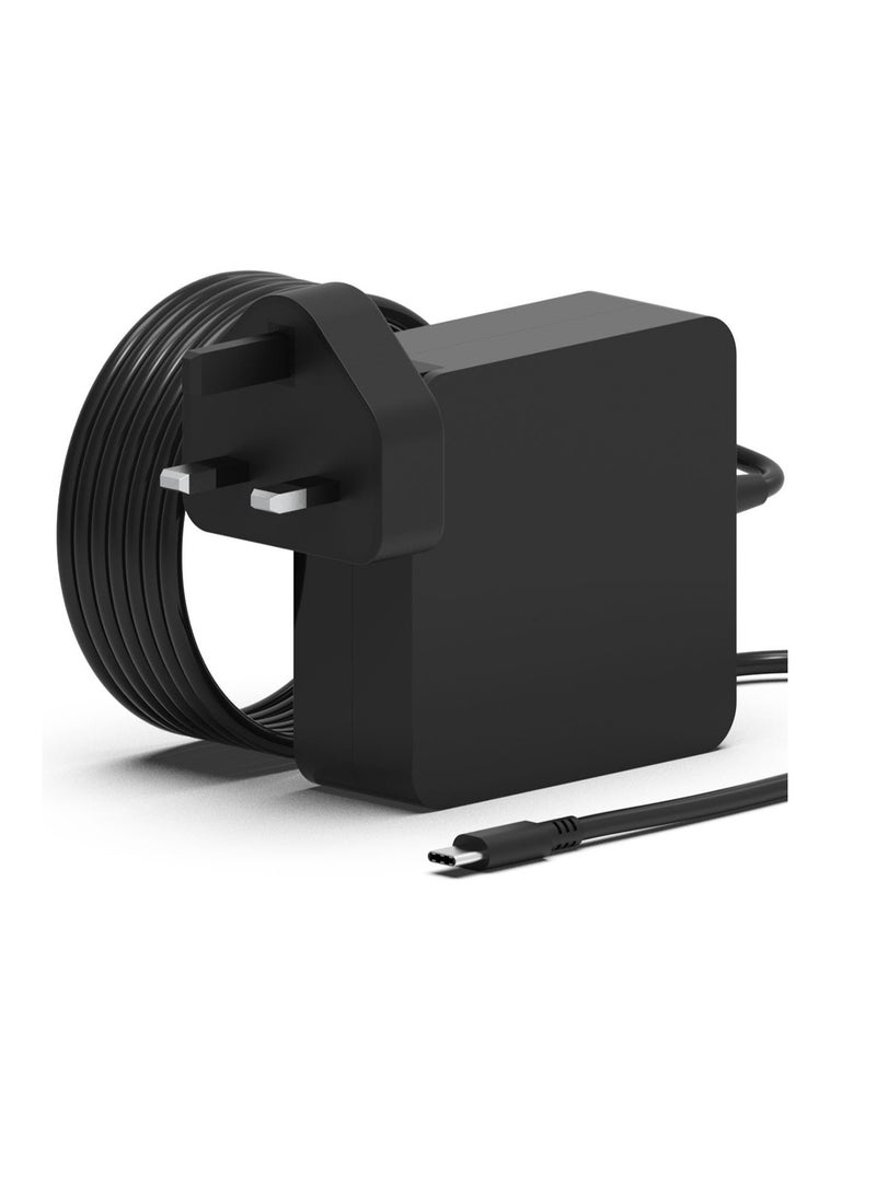 Terabyte Universal 65W USB C Charger - USB C Laptop Charger : for Huawei/Lenovo/HP/Asus/Dell/Samsung/Acer/Mac Book pro And All Computer or Smart Phones, Fast Type C AC Power Adapter Cord - Image 1