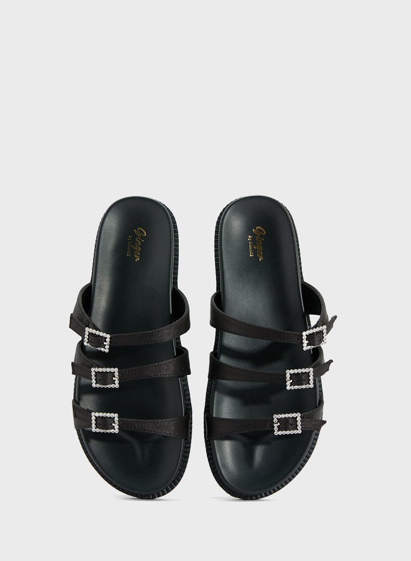 Ginger Triple Strap Casual Sandal - Image 4
