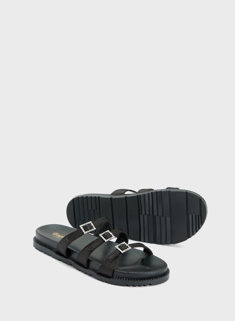 Ginger Triple Strap Casual Sandal - Image 3