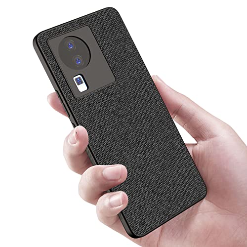 Kapa Soft Full Fabric for Vivo IQOO Neo 7 / Neo 7 PRO (5G) Back Cover | Shockproof Slim Hard Anti Slip Back Case (Black) - Image 5