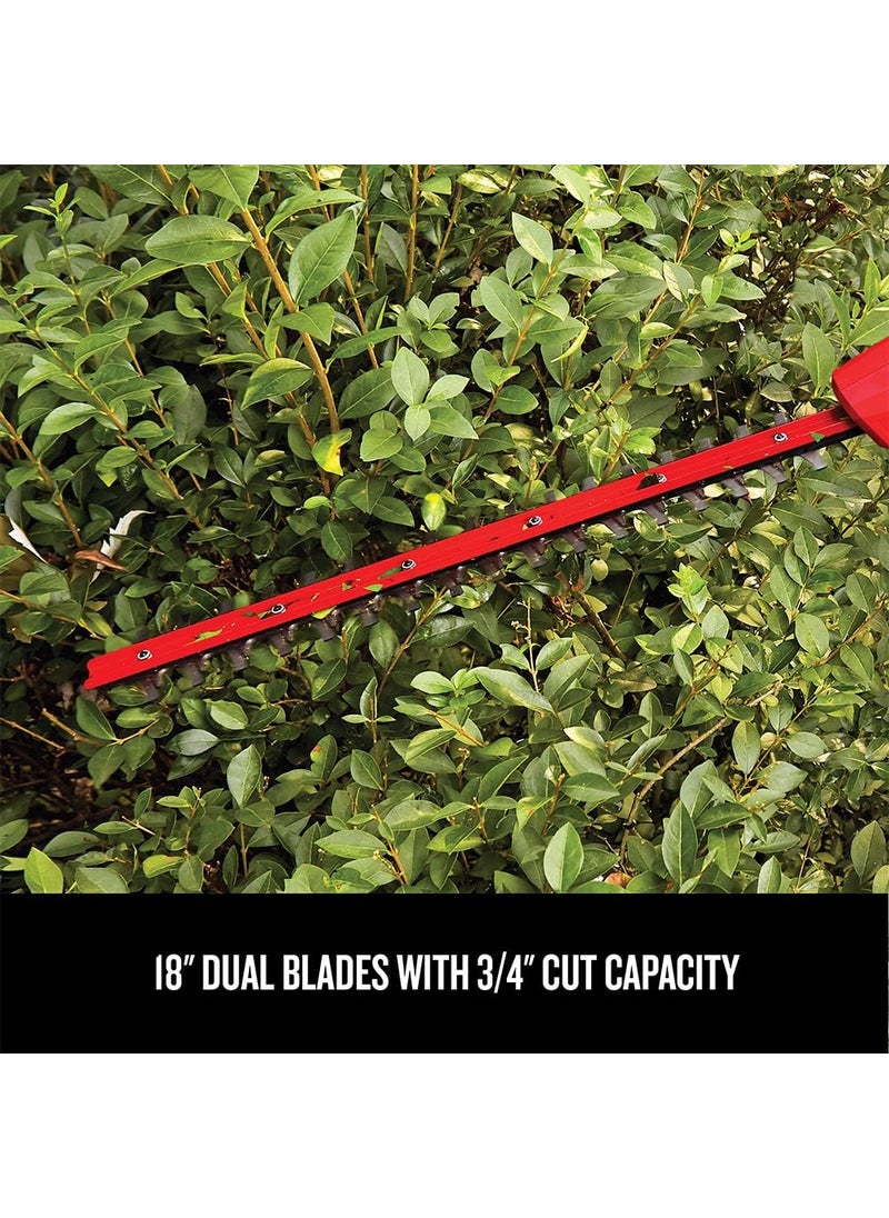 CRAFTSMAN CRAFTSMAN V20 Cordless Pole Hedge Trimmer 18Inch Extended Reach Battery and Charger Included CMCPHT818D1  - Image 5