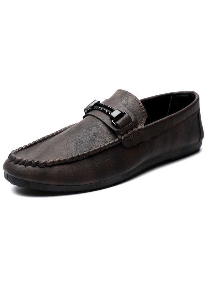 Faux Suede Loafers
