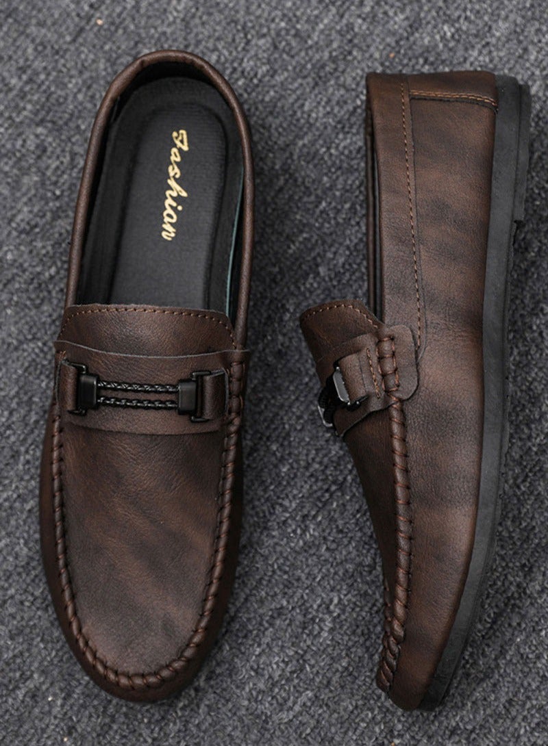 Faux Suede Loafers