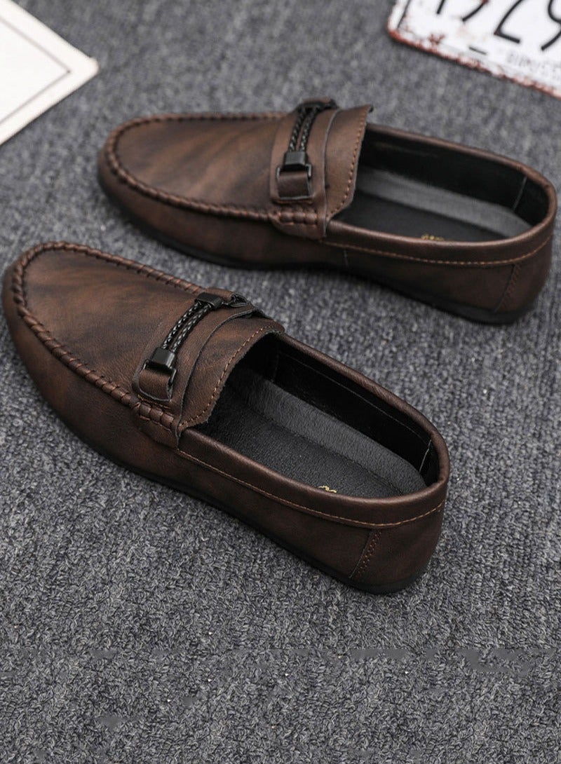 Faux Suede Loafers