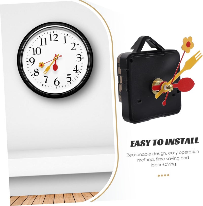DIY Clock Mechanism Kit Quartz Clock Movement Mechanism Replacement Parts Kit Movement and Hands - Image 5