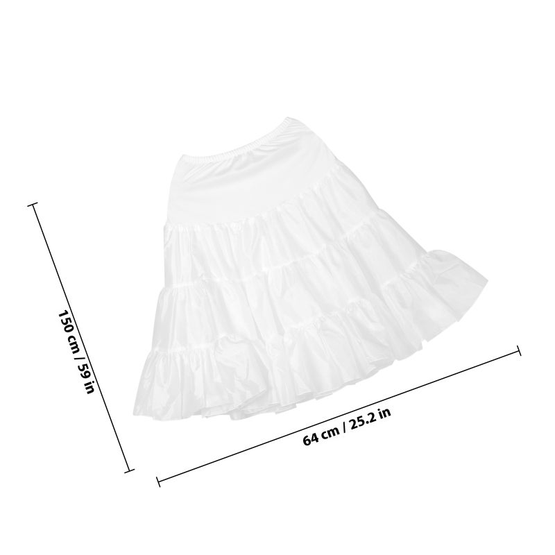 Lolita Petticoat Adjustable Waistline Tulle Petticoat Petticoat for Under - Image 2