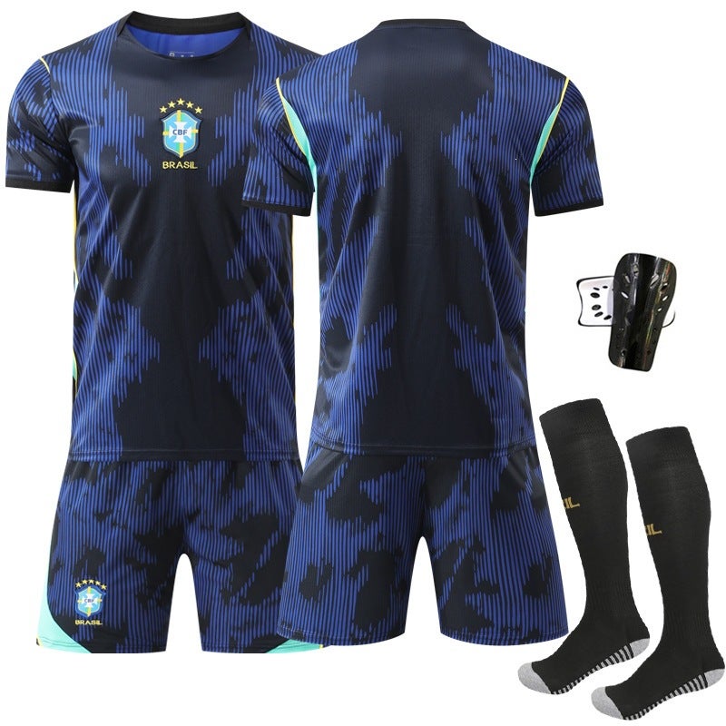 Football Training Uniform 2627 World Cup National Team Jersey No. 10 Neymar 7 Vinicius Brazil Away Jersey - Image 5